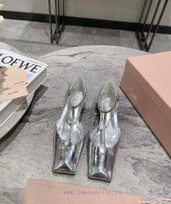 MIU MIU 24 Spring/Summer New Collection Retro Square Head Thick Heel Cool DragSimple yet cladegtw375