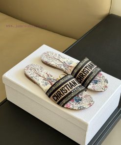 Dior ss24 new arrival～CD Home Classic Embroidered Slippers 24 New ColorsExquisite three-dimebjw40ium