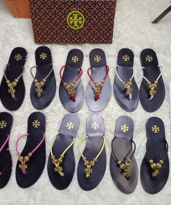 20612-3 Toribechi flat bottomed sandals, made of cowhide fabric, available in black, red, piktj4mehy