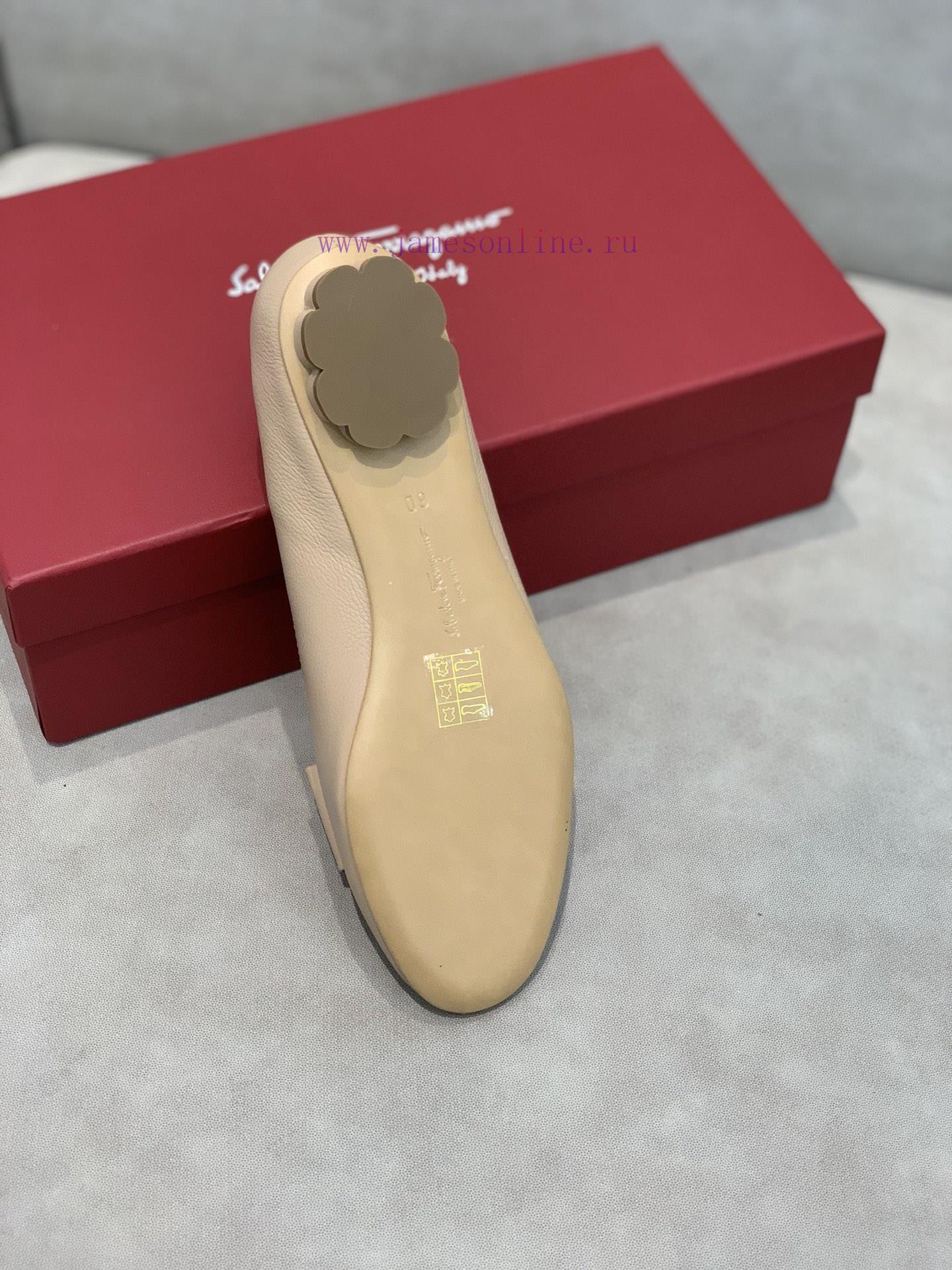 In stock SF salvatore Ferraga * o Ferra * brand new vara round toe big bow cowhide face loafr9t0j7qd - Image 10