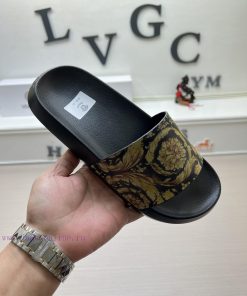 Versace slippers men's high-end brand official website 11 latest masterpiece original mold c0ny1v226