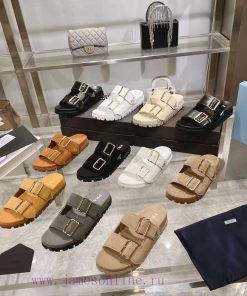[Firecracker] [Firecracker] [Firecracker] [Firecracker] 2024 Prada slippers are a 90s style f3p48biv