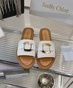 Chloe's new woven slippers for 2024 make a dazzling debut, a perfect match of fashion and codtr5zkuk