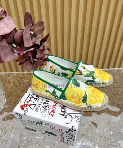 Dolce&Gabbana Banner printed fisherman's shoes——————————The style of D&G hemp bottom fishingwqzedk65