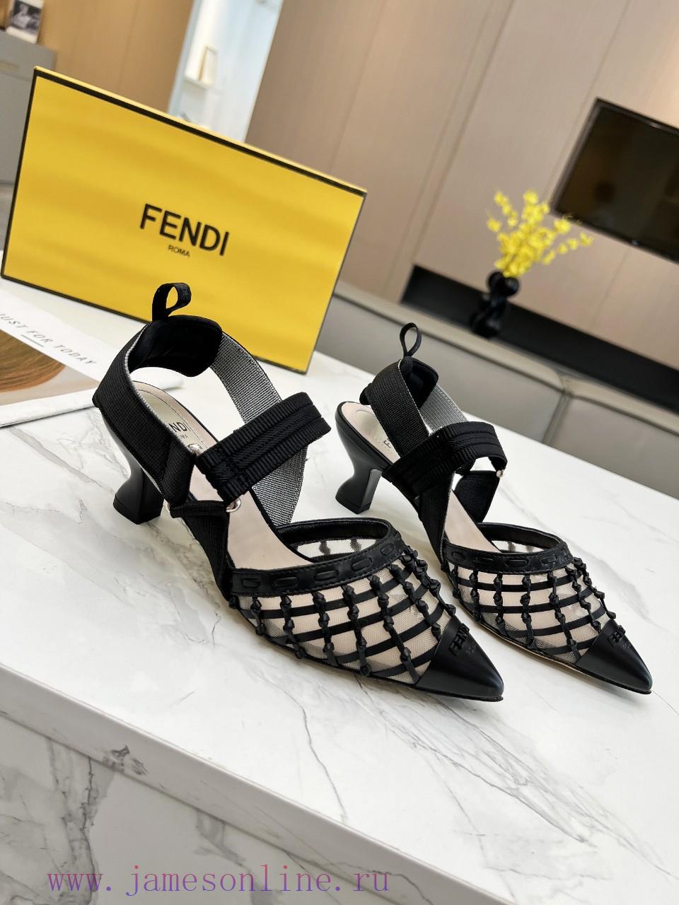 Fendi's new women's shoes feature a unique design and a perfect interpretation of avant-gard9a8ddocz - Image 4