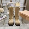Miumiu 2024 autumn and winter new limited edition lock mouth short boots, new color hot bootcls6ko29