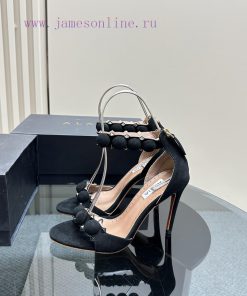 AlAIA round buckle rivet high-heeled sandalsCountless renowned designers regard him as the '0h506zs8