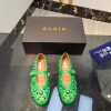 ALAIA's latest ballet shoes for 2024, featuring a unique heart-shaped design and a sexy lookeq306dy2