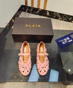 ALAIA's latest ballet shoes for 2024, featuring a unique heart-shaped design and a sexy lookbgnmxs01