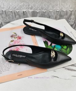 New Top DG2024 official website synchronizes new DG buckle decoration flat sandalsPerfect atszgpzaac