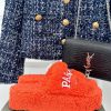 Balenciaga | Balenciaga 24S New Product Letter Embroidered Thai Thick Bottom Di Hairy Slippel0c5wql0