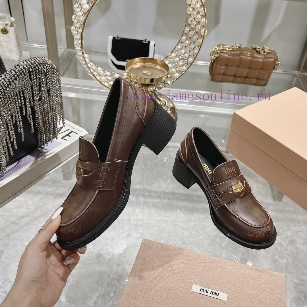 24 Autumn/Winter New Collection: Changmiumiu's newly released high-heeled coin loafers are hxdwudhq0 - Image 5