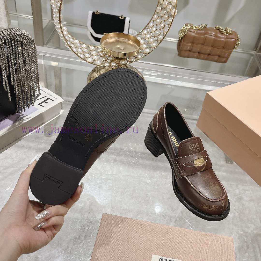 24 Autumn/Winter New Collection: Changmiumiu's newly released high-heeled coin loafers are hxdwudhq0 - Image 10