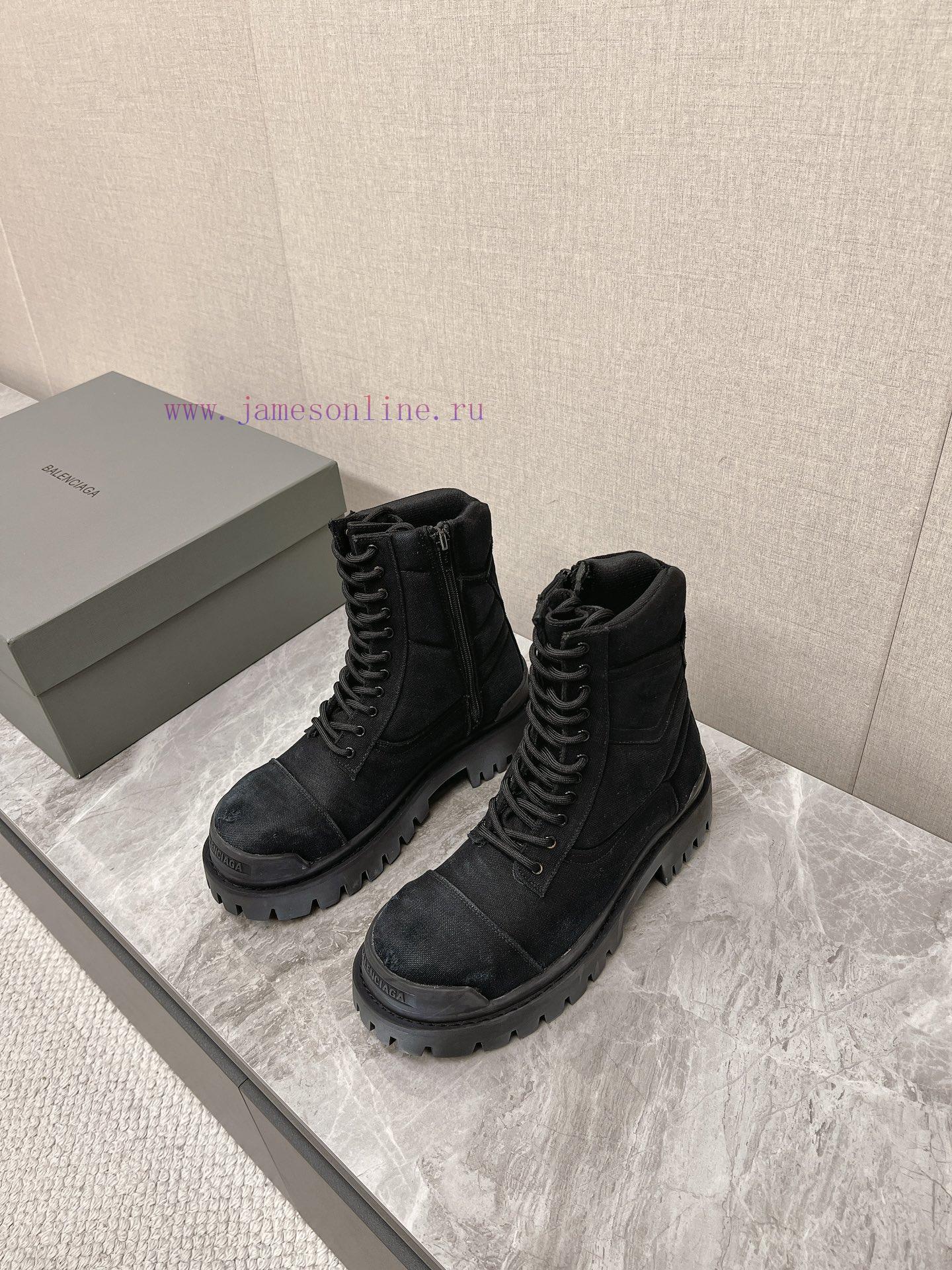 Balenciaga Balenciaga | New autumn and winter couple high top distressed vintage style, inteasteud4w - Image 2