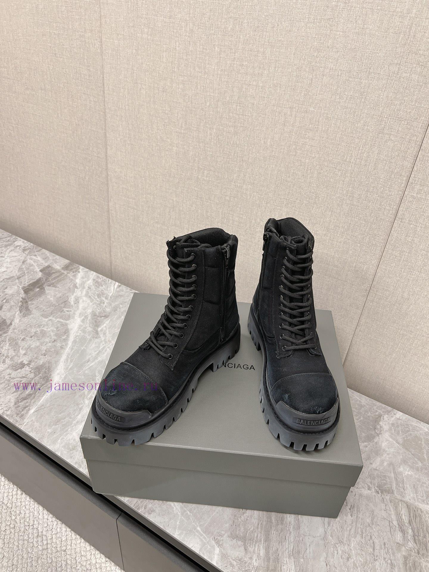Balenciaga Balenciaga | New autumn and winter couple high top distressed vintage style, inteasteud4w - Image 6