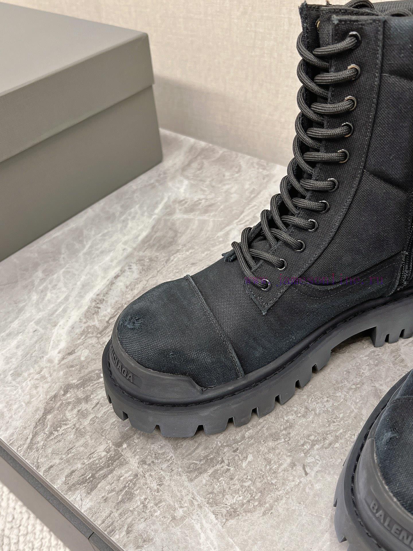 Balenciaga Balenciaga | New autumn and winter couple high top distressed vintage style, inteasteud4w - Image 8