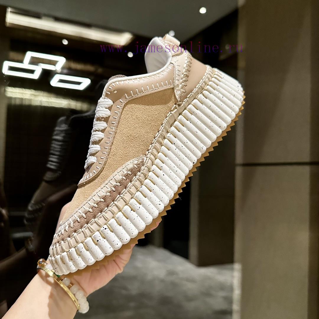 Ge's first release, upgraded version of pure handmade stitching casual shoes are hereChloe, womh28t2 - Image 3