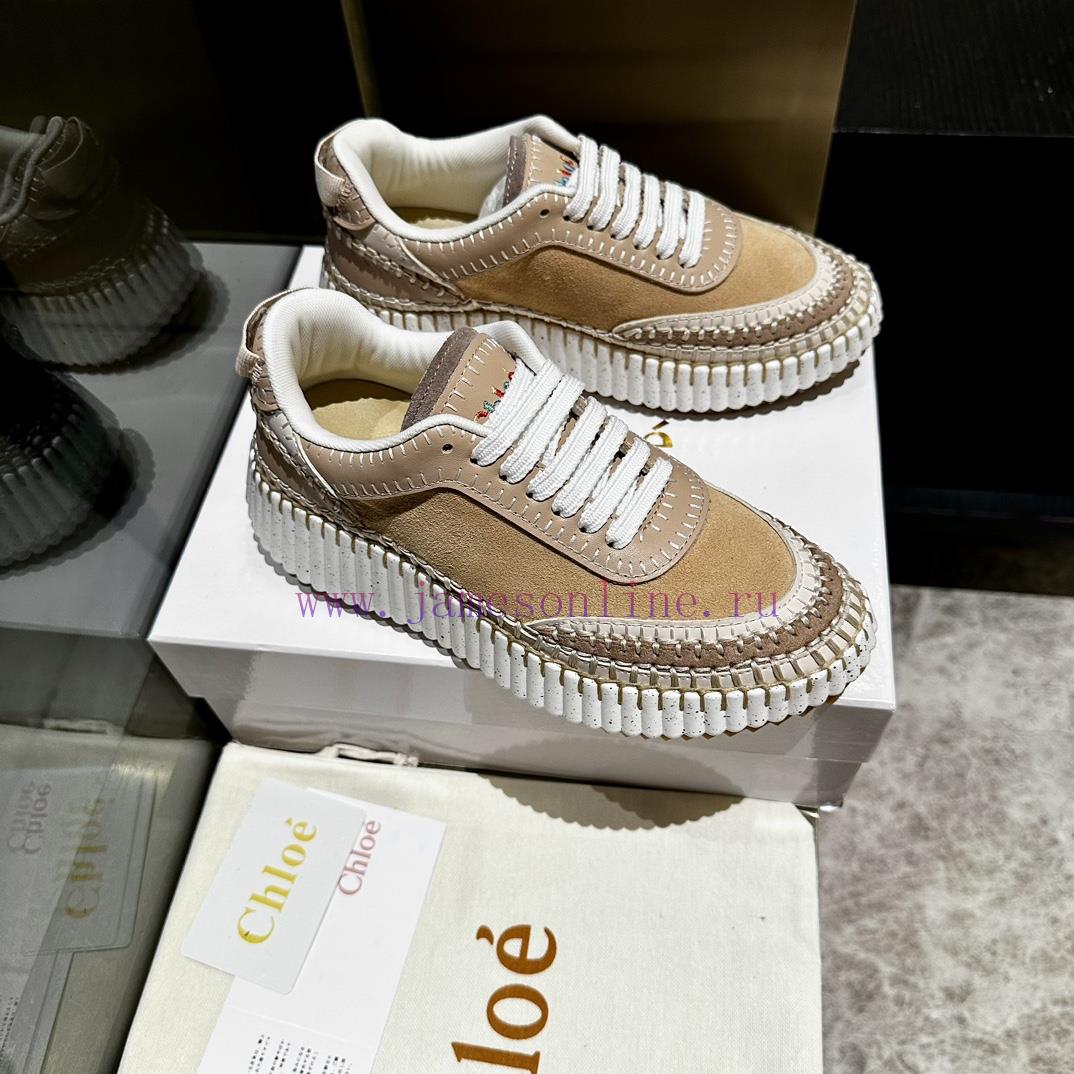 Ge's first release, upgraded version of pure handmade stitching casual shoes are hereChloe, womh28t2 - Image 6
