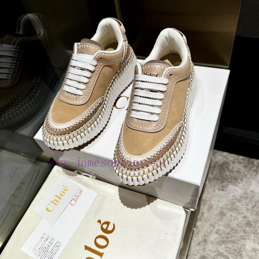 Ge's first release, upgraded version of pure handmade stitching casual shoes are hereChloe, womh28t2 - Image 8