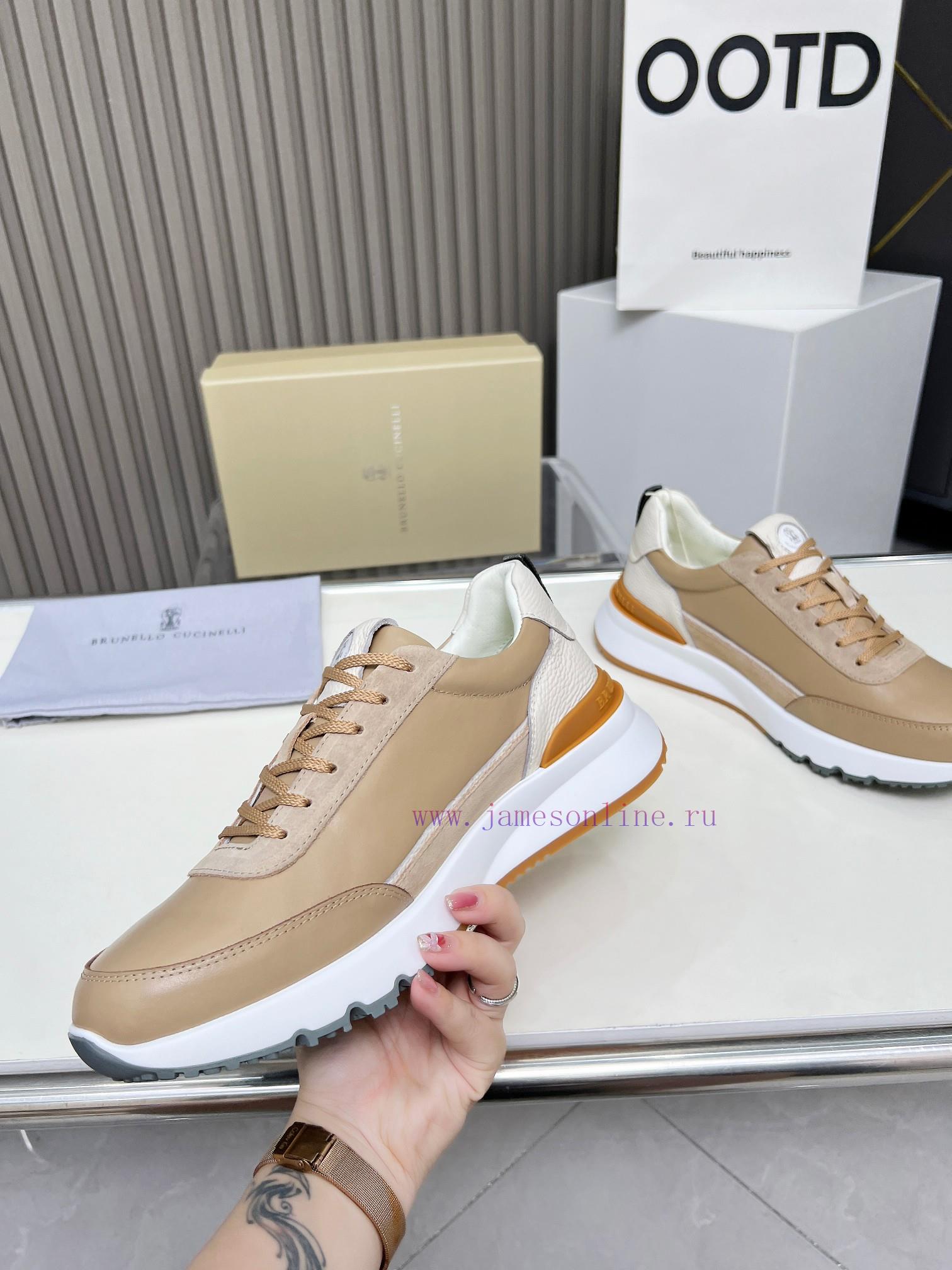 BrunelloCucinelli 🦁 Top Four Seasons Classic Casual Men's Sports Shoes Newly Revised and Upgf472k6c7 - Image 4