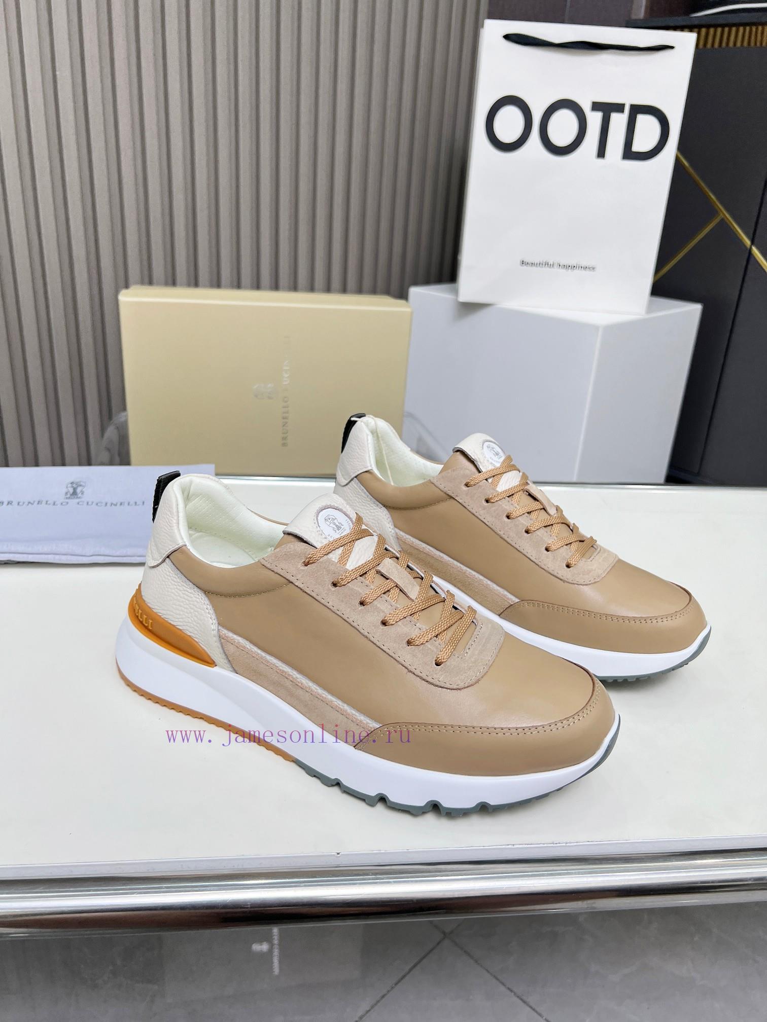 BrunelloCucinelli 🦁 Top Four Seasons Classic Casual Men's Sports Shoes Newly Revised and Upgf472k6c7 - Image 6