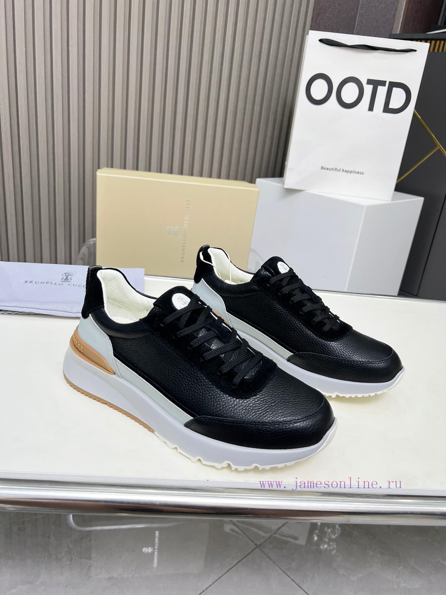 BrunelloCucinelli 🦁 Top Four Seasons Classic Casual Men's Sports Shoes Newly Revised and Upgifcqf03v - Image 5