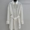 BL76257 Dior 25 Spring/Summer New Product: Tiffany's Vine Pattern Embroidered Shirt Dress With bt2nd2sv