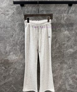 ZK60655 Alo 25ss Spring/Summer New Splice Lace Waist Design Flare Casual Pants | Popular Flare zrvl249v