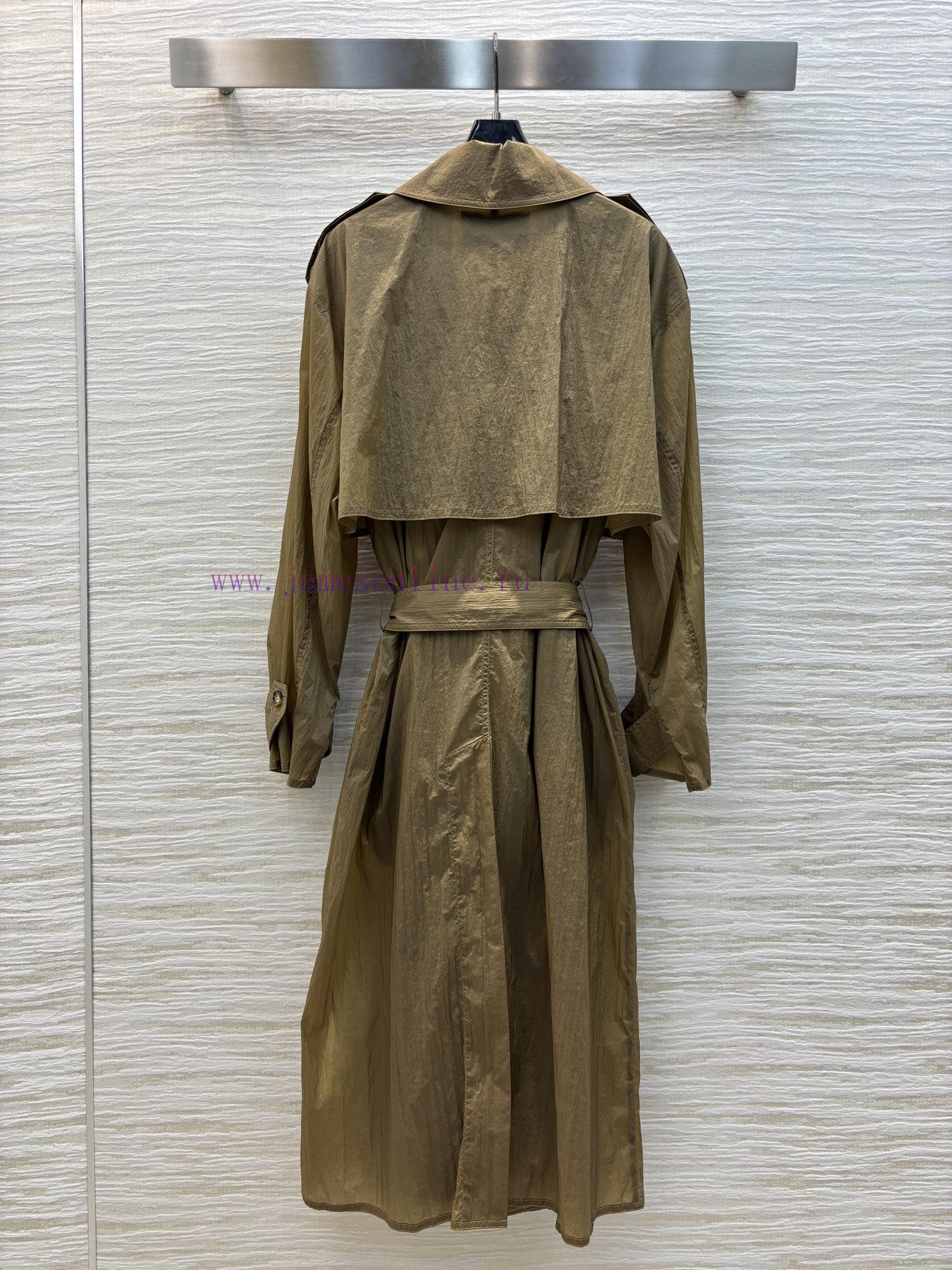 CW77369 YSL 25 Spring/Summer Double Breasted Long Classic Loose Windproof Coat. A Must-have Sun 4o8hznyc - Image 9