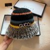 GucciGucci autumn and winter new wool fisherman hat, color blocking design, super versatile,z7ct8k55