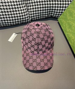Comes with packaging bag, Gucci's new original baseball cap, Multicolor series canvas basebagbearujk