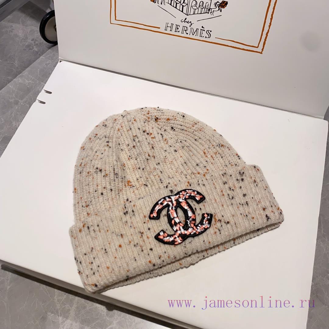 Chanel camouflage wool hat, wool knitted hat5xxia0ax - Image 4