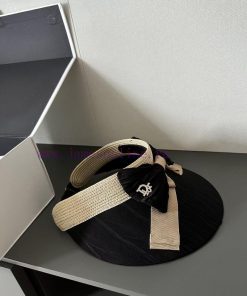 Dior summer new irregular bow top hat 〰️ The unique design of the empty top is here, a mustqs122x8u