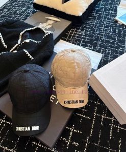 Dior diamond patterned baseball capClassic pattern, classic hat shape~Gather in a versatile jwypa6xn