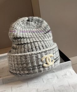 Chanel Knitted Woolen Hatvuepfog8