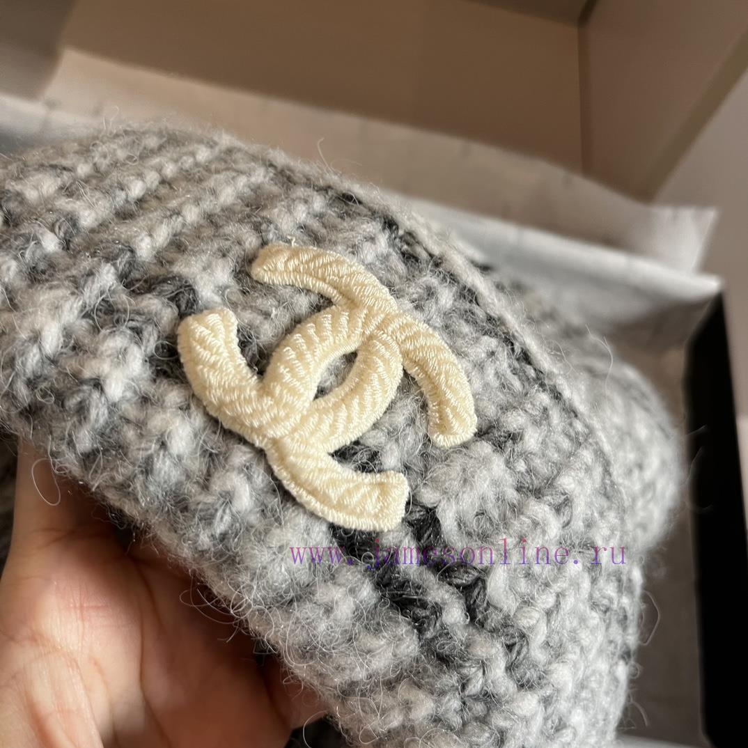 Chanel Knitted Woolen Hatvuepfog8 - Image 6