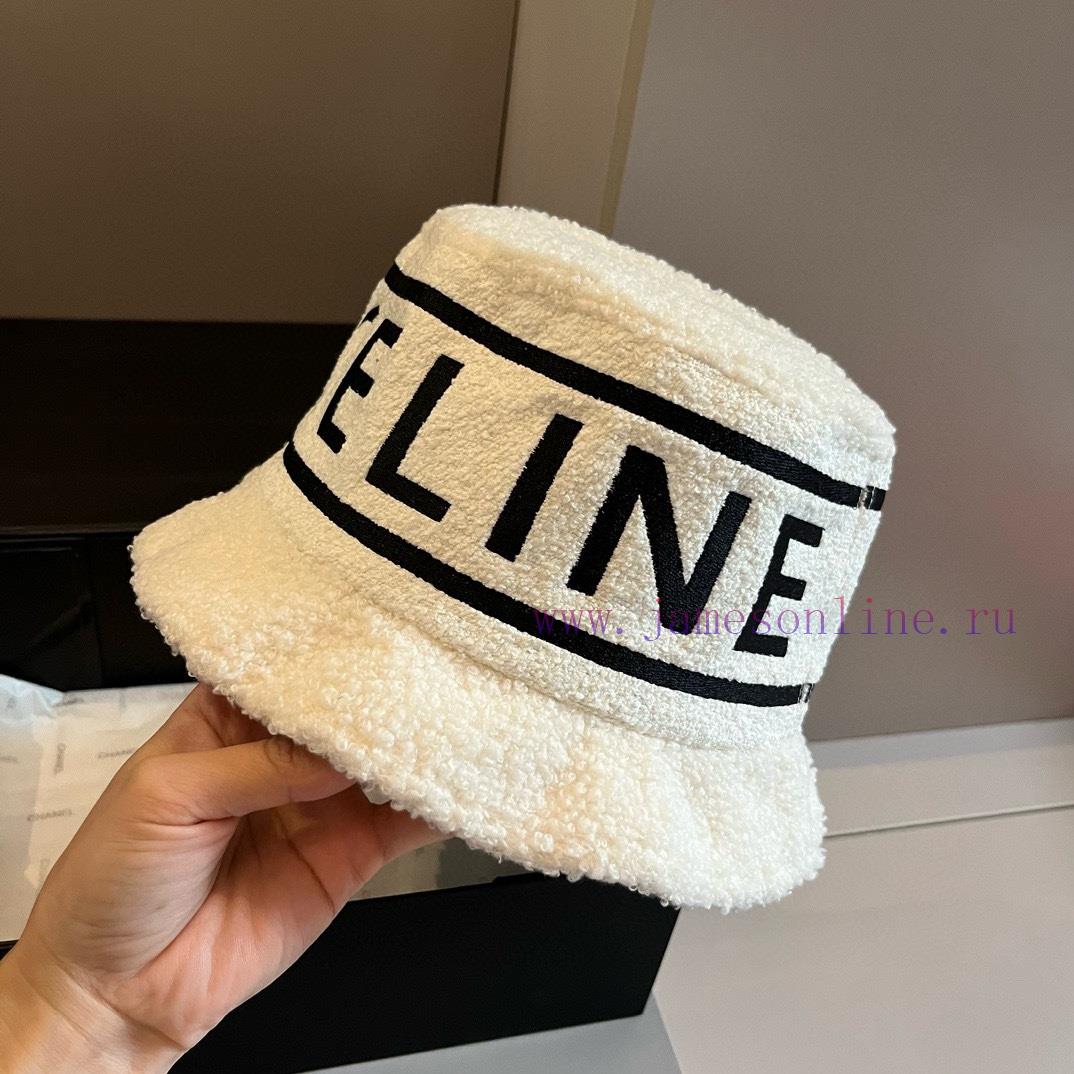 Celine lamb wool fisherman hat, head circumference 57cmgnol0k01 - Image 7