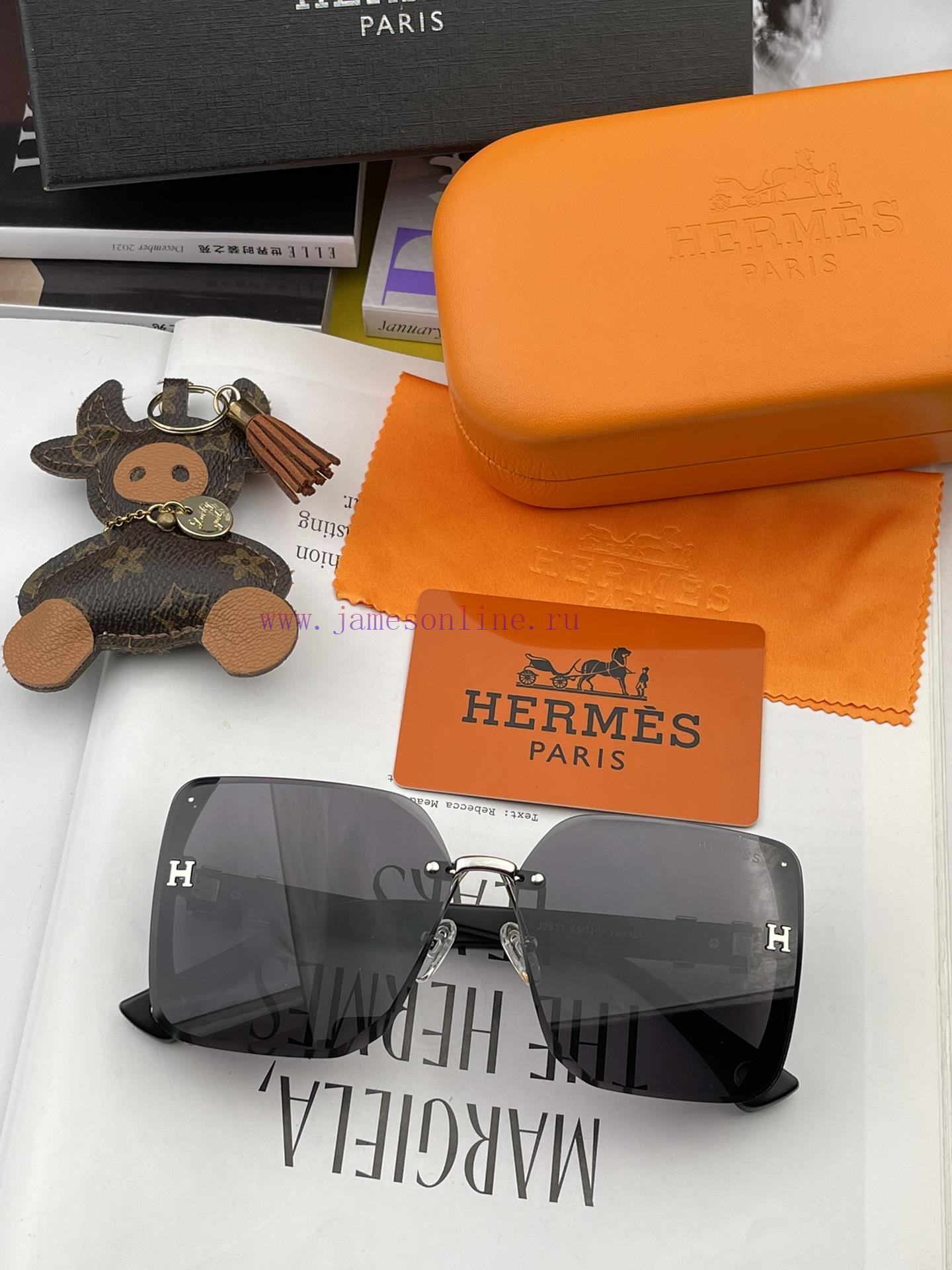 TR Polarized Series Sunglasses HERMES Original Shipment Internet Celebrity Super Explosive Cszfm8nof - Image 5