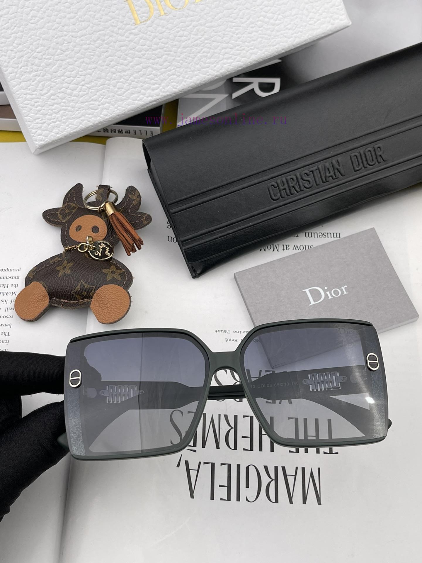 DIOR - Dior Spring New Trendy Popular Fashion Box Polarized Sunglasses High Quality Wear Coma6c7w492 - Image 6