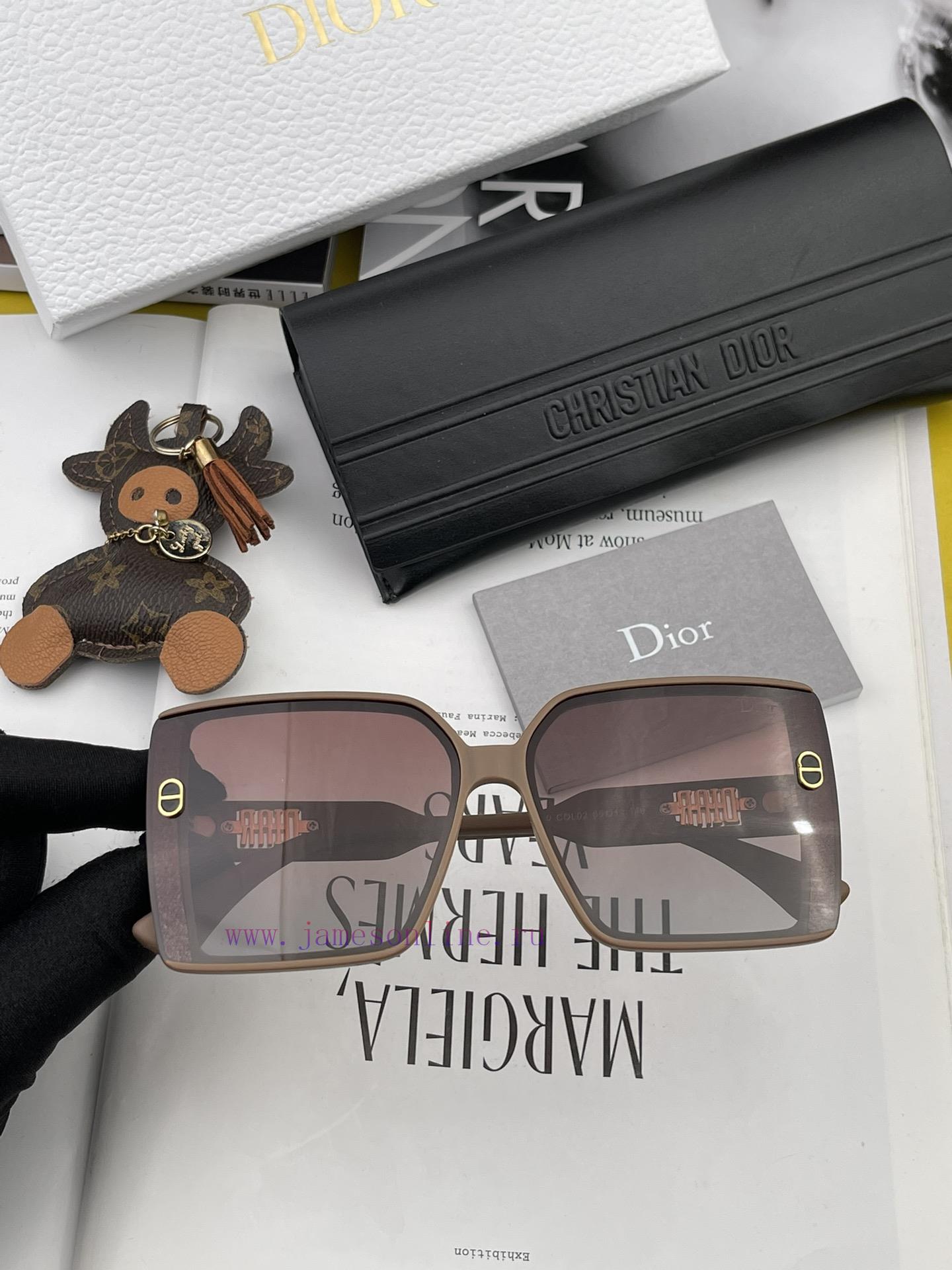 DIOR - Dior Spring New Trendy Popular Fashion Box Polarized Sunglasses High Quality Wear Coma6c7w492 - Image 7