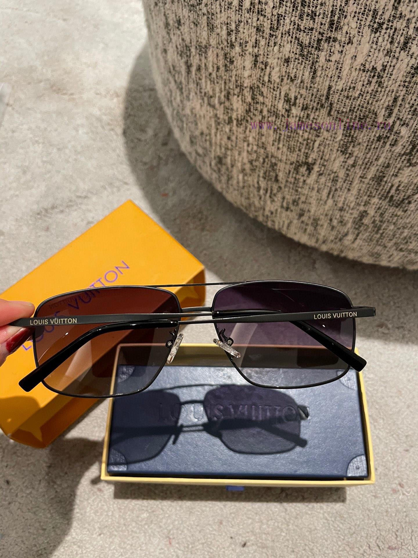 High quality Lv men's polarized sunglasses with high-definition nylon lenses and ultra lightfipd92f3 - Image 4