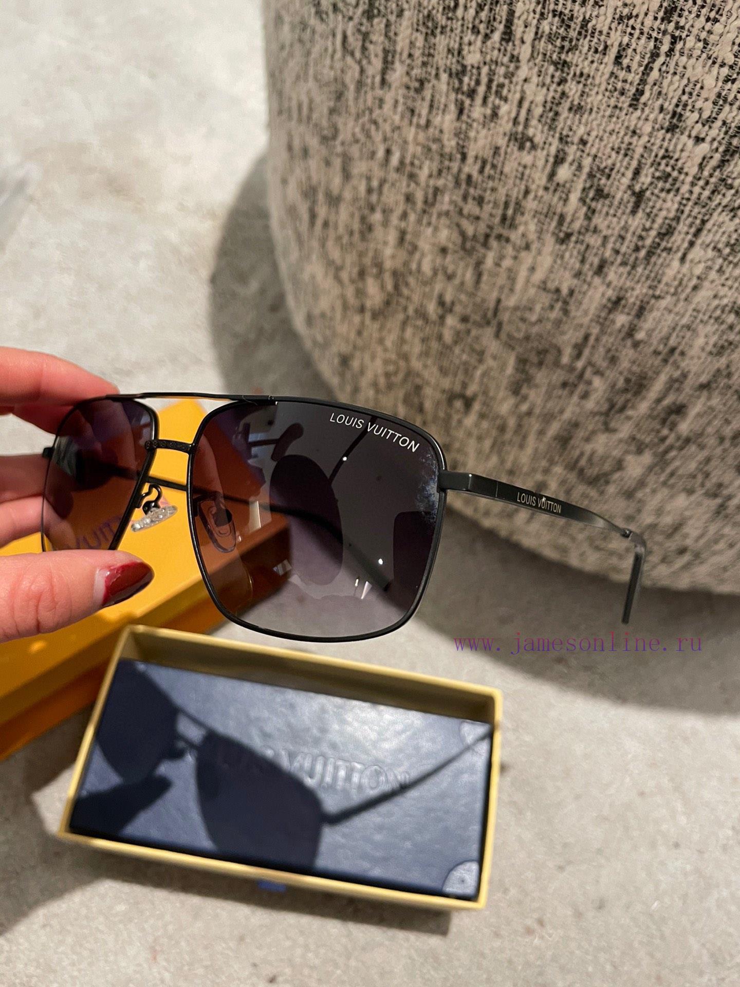 High quality Lv men's polarized sunglasses with high-definition nylon lenses and ultra lightfipd92f3 - Image 6