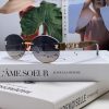 Celine Celine 2024 new Arc de Triomphe European and American fashion frameless oval cut edge2hpnko24