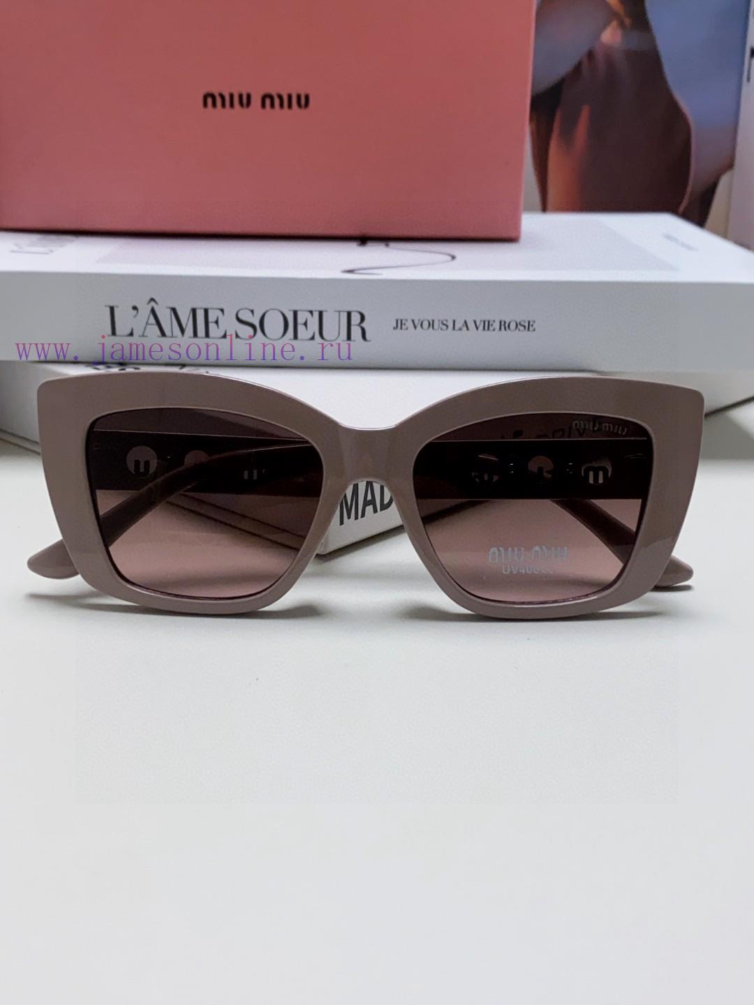 MiuMiu Miu 2024 New European and American New Fashion Sunscreen Cat Eyes Women's Sunglasses yg23juqj - Image 8