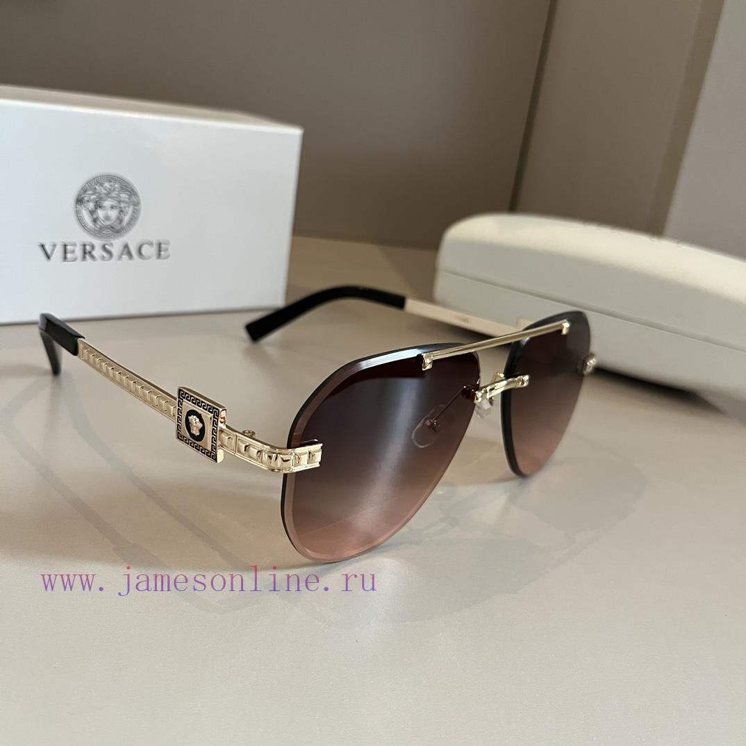 Versace European and American style fashionable sunglasses, men's polarizing glasses, and meo2x9h1jk - Image 2