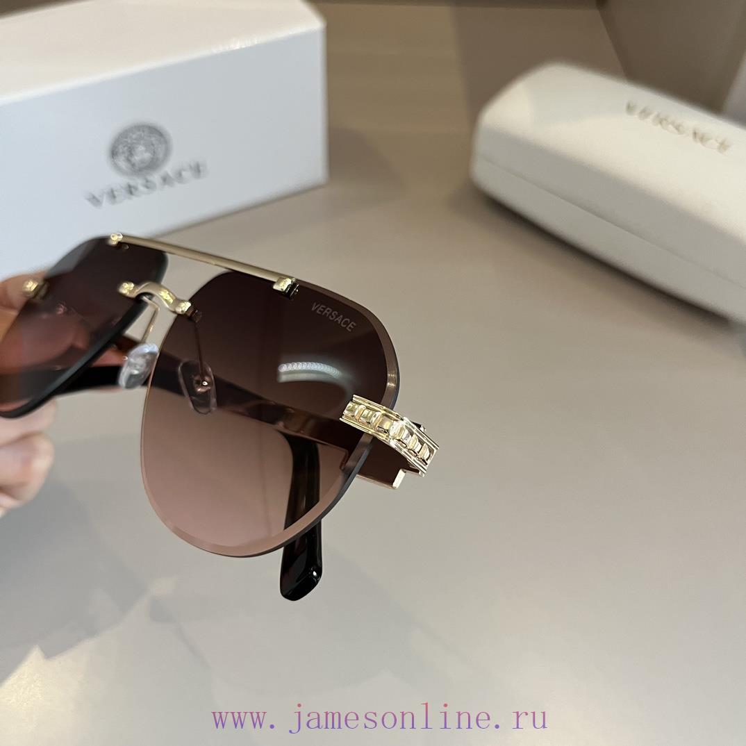 Versace European and American style fashionable sunglasses, men's polarizing glasses, and meo2x9h1jk - Image 6