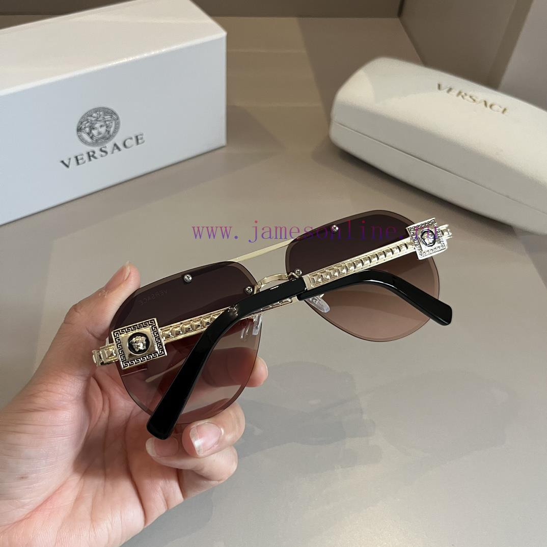 Versace European and American style fashionable sunglasses, men's polarizing glasses, and meo2x9h1jk - Image 8