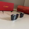 Cartier's precious sunglasses are made of metal material, PC frame, and have ten frameless lj8ct373q