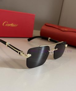 Cartier's precious sunglasses are made of metal material, PC frame, and have ten frameless l0l7mnk9p