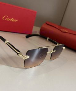 Cartier's precious sunglasses are made of metal material, PC frame, and have ten frameless lnuvtipwh